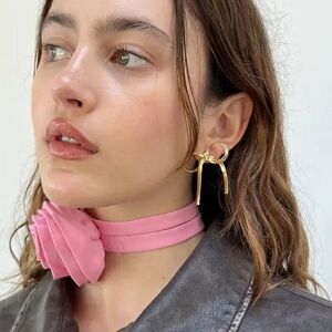 boho bow earrings A316